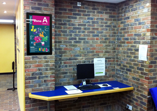 comms digital signage office