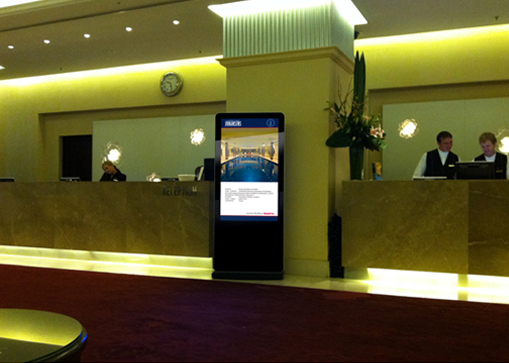 digital signage hotel