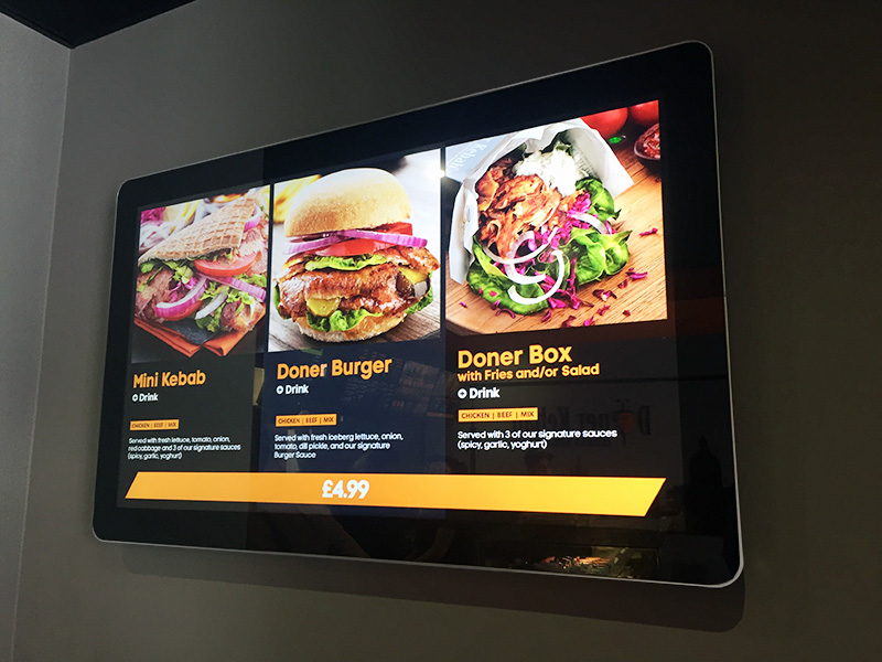 digital signage screen cinema