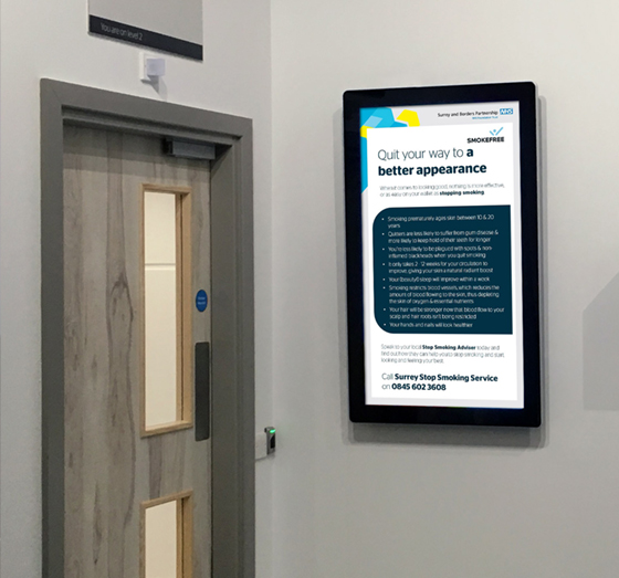 Farnham Road Hospital digital signage case study