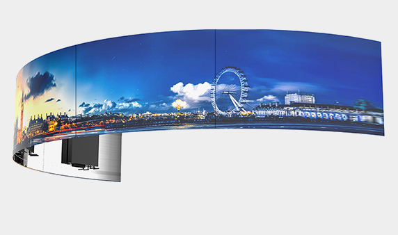 Curved OLED Video Wall
