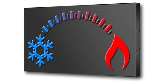 internal air conditioning system temperature control fans