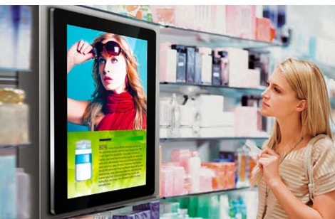 digital signage style tablet iphone ipad