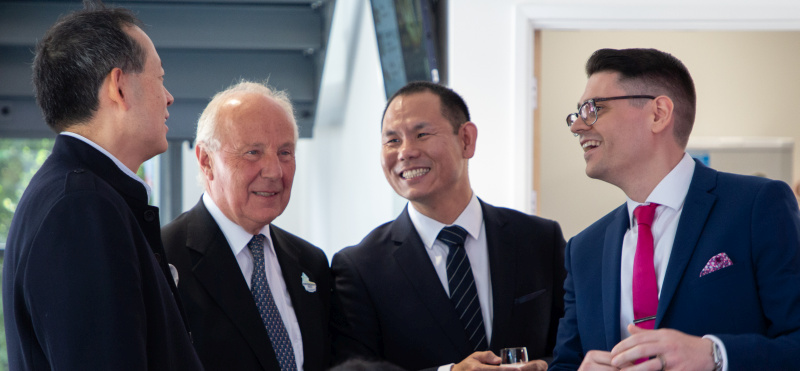 Allsee Managing Director Dr Baoli Zhao and Marketing Director Thomas Fraser-Bacon