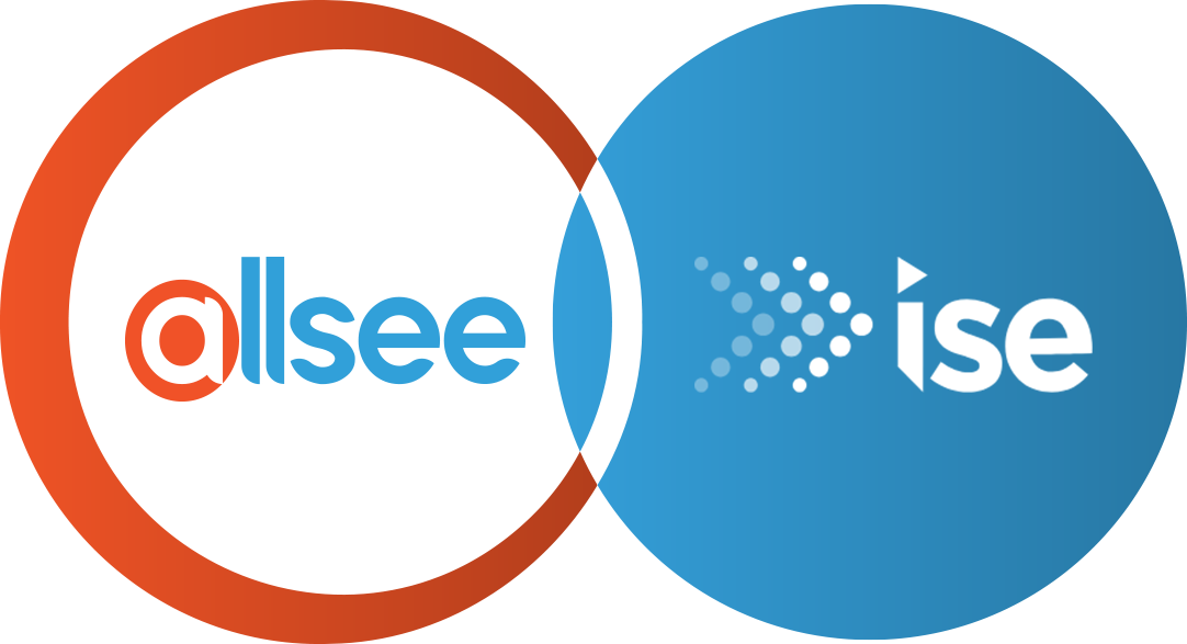 Allsee and ISE logos