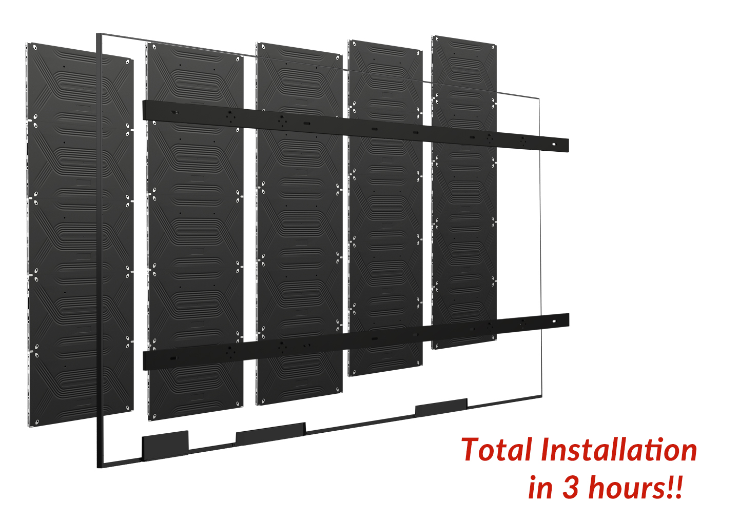 Fine Pitch COB DV-LED Video Wall 9 Easy Installation for a Fine Pitch DV-LED display