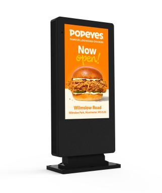 OT55UHD10 outdoor freestanding digital poster
