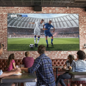 Wall-mounted Fine Pitch DV-LED video wall