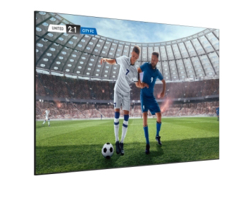 Fine Pitch DV-LED display on an optional floor stand