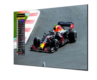 Front maintenance access on a Fine Pitch DV-LED display