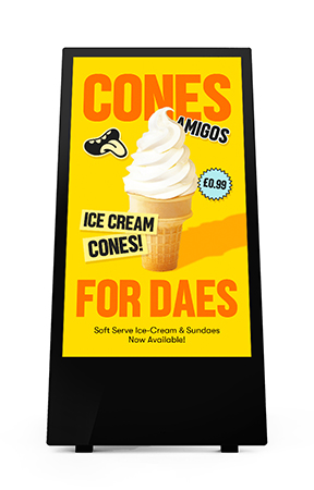 digital signage screen large monitor