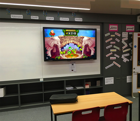 digital signage screens touch screen whiteboard rear ports