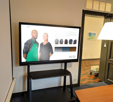 digital signage screens touch screen whiteboard boardroom
