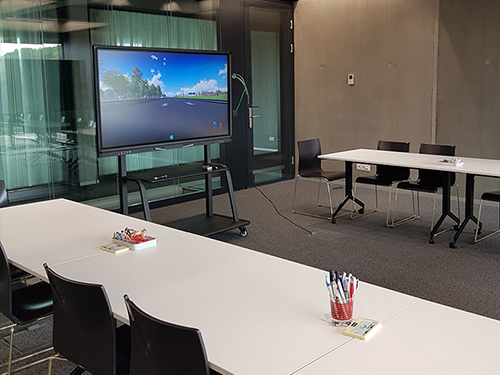 digital signage screens touch screen whiteboard business meeting