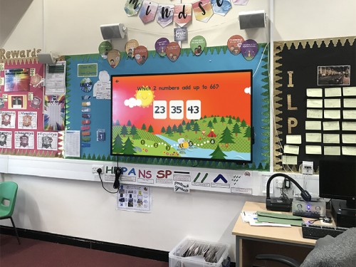 digital signage screens touch screen whiteboard rear ports