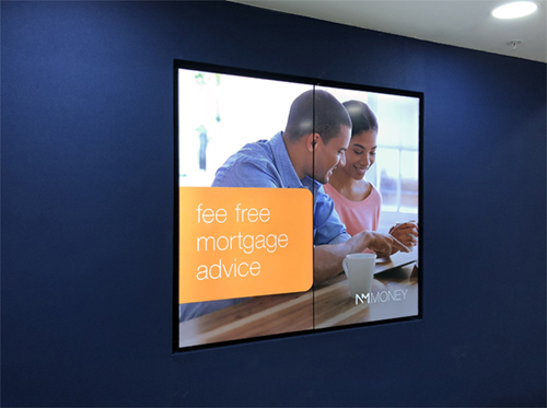 digital signage screens video wall