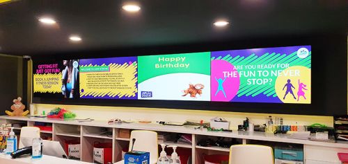 digital signage screens video wall