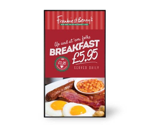 digital signage screens menu boards