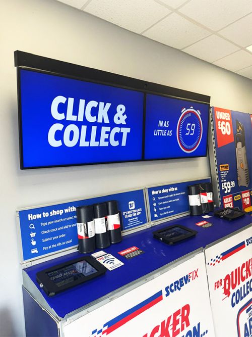 digital signage screens menu boards fast food 