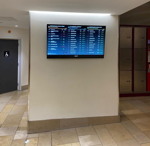 digital signage screens menu boards fast food 