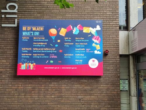 led outdoor video wall