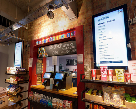 digital signage screen cinema