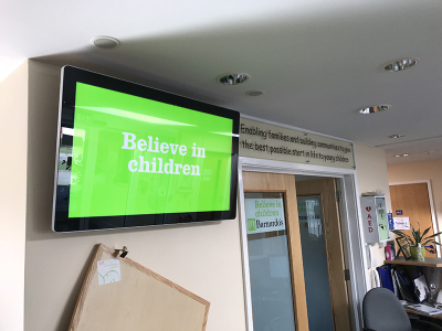 digital signage screen cinema