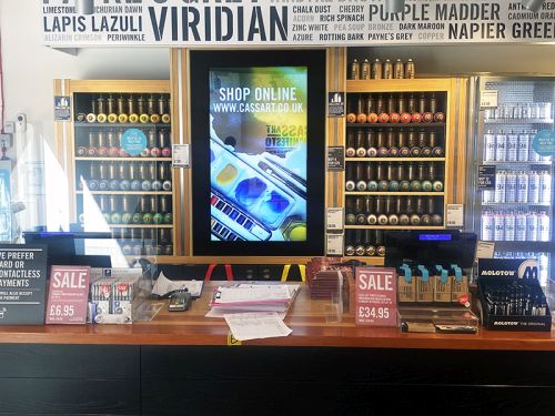 digital signage screen cinema