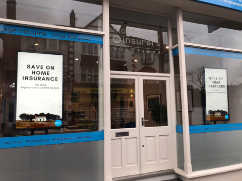 digital signage screen window display