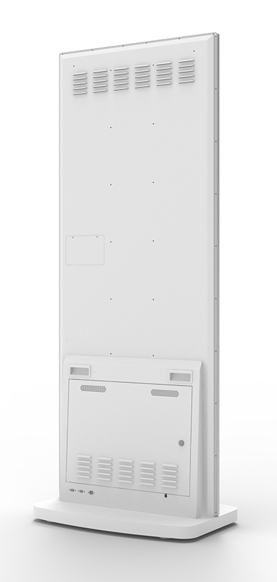 digital signage screens freestanding poster