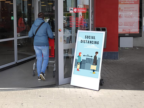 digital signage screen large monitor