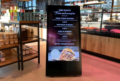 digital signage screen large monitor