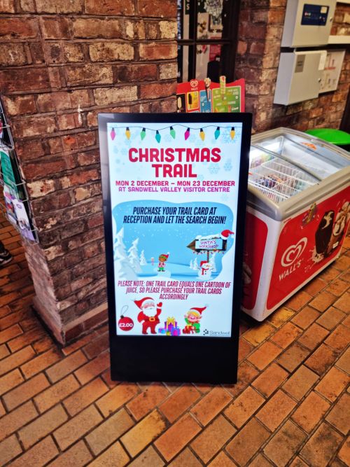 digital signage screen large monitor