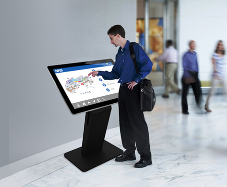 digital signage screens touch screen kiosk hospital