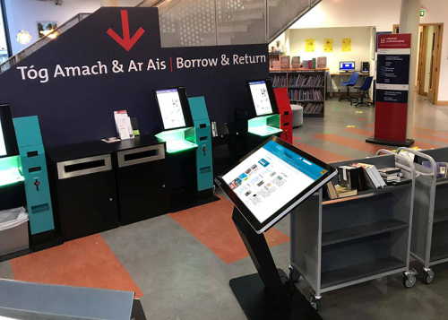 digital signage screens touch screen kiosk rear