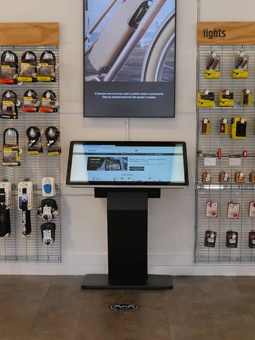 digital signage screens touch screen kiosk