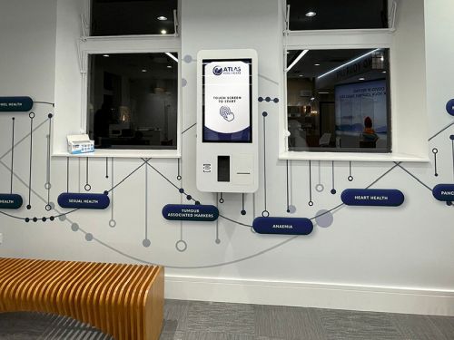 digital signage screens touch screen exhibition