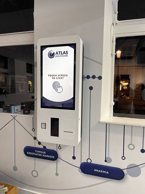 digital signage screens touch screen exhibition