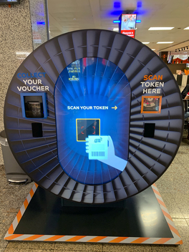 digital signage screens touch screen hotel lobby