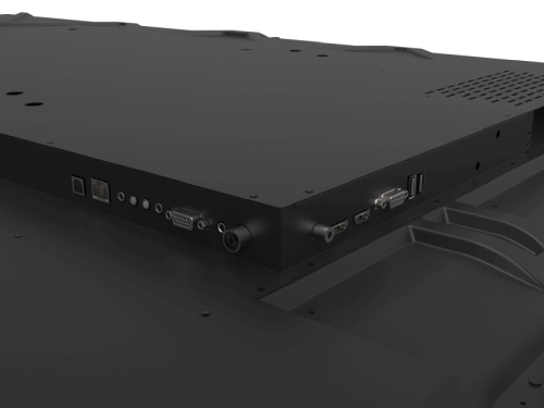 digital signage screens touch screen whiteboard rear ports