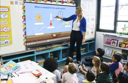 digital signage screens touch screen whiteboard rear ports