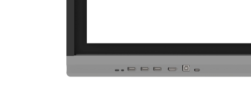 digital signage screens touch screen whiteboard rear ports