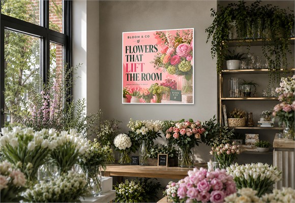 SQ33HD10 in a flower shop