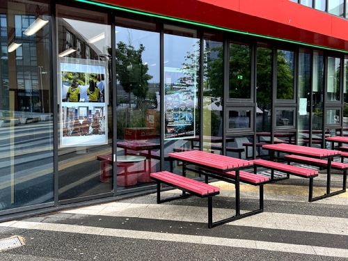 digital signage screen ultra high brightness double sided