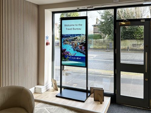 digital signage screen ultra high brightness double sided
