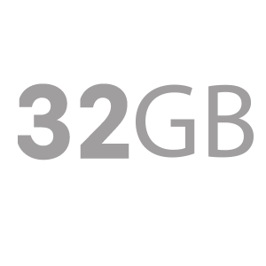 Integrated 16GB Storage