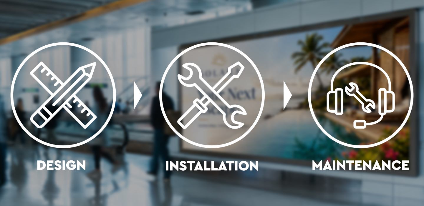 COB DV-LED end to end project management