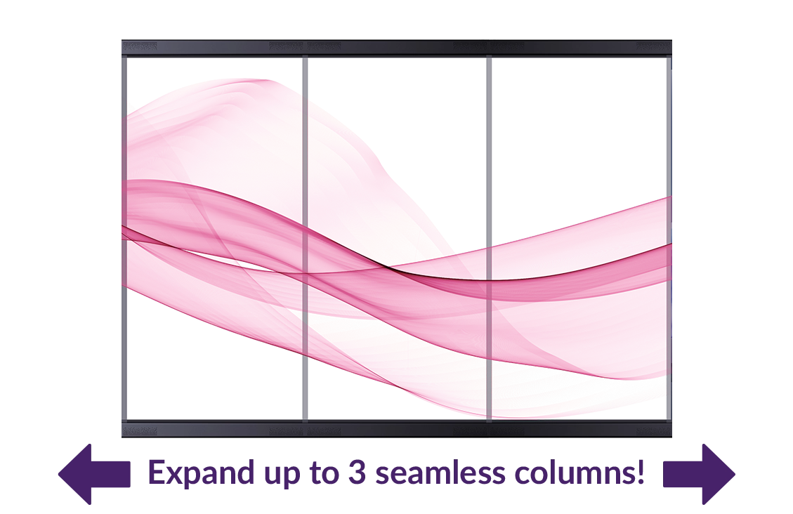 led indoor transparency flexible columns