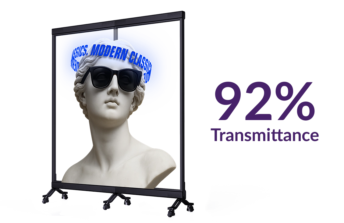 led indoor transaprent