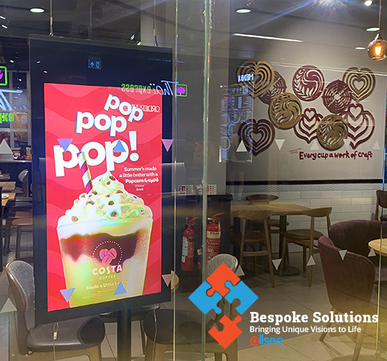 costa digital signage case study